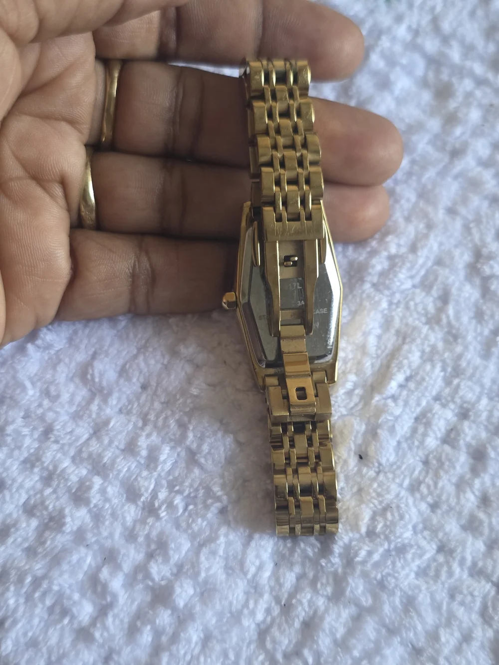 Gold-Tone 2917L Women's Quartz Bracelet Watch